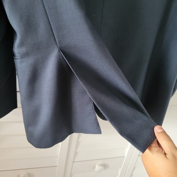 Charcoal 100% Wool Sport Men's Blazer Jacket Size 42R‎ - Picture 8 of 12